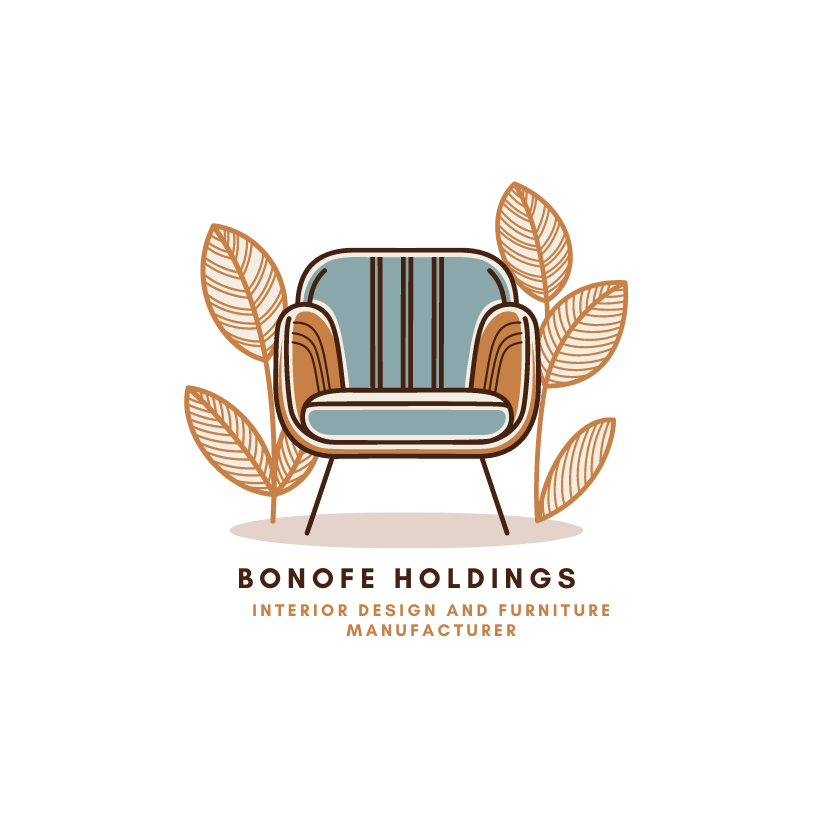 Beige Brown Blue Chair Modern Furniture Logo (5)